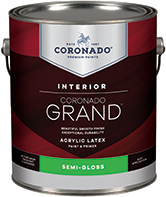 HATTIESBURG PAINT & DEC Coronado Grand is an acrylic paint and primer designed to provide exceptional washability, durability and coverage. Easy to apply with great flow and leveling for a beautiful finish, Grand is a first-class paint that enlivens any room.boom