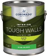 Hattiesburg Paint and Decorating Tough Walls Alkyd Semi-Gloss forms a hard, durable finish that is ideal for trim, kitchens, bathrooms, and other high-traffic areas that require frequent washing.boom