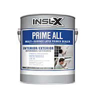 HATTIESBURG PAINT & DEC Prime All™ Multi-Surface Latex Primer Sealer is a high-quality primer designed for multiple interior and exterior surfaces with powerful stain blocking and spatter resistance.

Powerful Stain Blocking
Strong adhesion and sealing properties
Low VOC
Dry to touch in less than 1 hour
Spatter resistant
Mildew resistant finish
Qualifies for LEED® v4 Creditboom