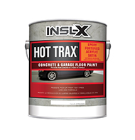 HATTIESBURG PAINT & DEC Hot Trax is a high-performance, ready-to-use, epoxy-fortified acrylic concrete and garage floor coating that resists hot tire pick-up and marring common to driveways and garage floors. Hot Trax seals and protects concrete from chemicals, water, oil, and grease. This durable, low-satin finish resists cracking and can also be used on exterior concrete, masonry, stucco, cinder block, and brick.

Low-VOC
Resists hot tire pick-up
Interior or exterior use
Recoat in 24 hours
Park vehicles in 5-7 days
Qualifies for LEED creditboom