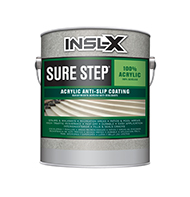 HATTIESBURG PAINT & DEC Sure Step Acrylic Anti-Slip Coating provides a durable, skid-resistant finish for interior or exterior application. Imparts excellent color retention, abrasion resistance, and resistance to ponding water. Sure Step is water-reduced which allows for fast drying, easy application, and easy clean up.

High traffic resistance
Ideal for stairs, walkways, patios & more
Fast drying
Durable
Easy application
Interior/Exterior use
Fills and seals cracksboom